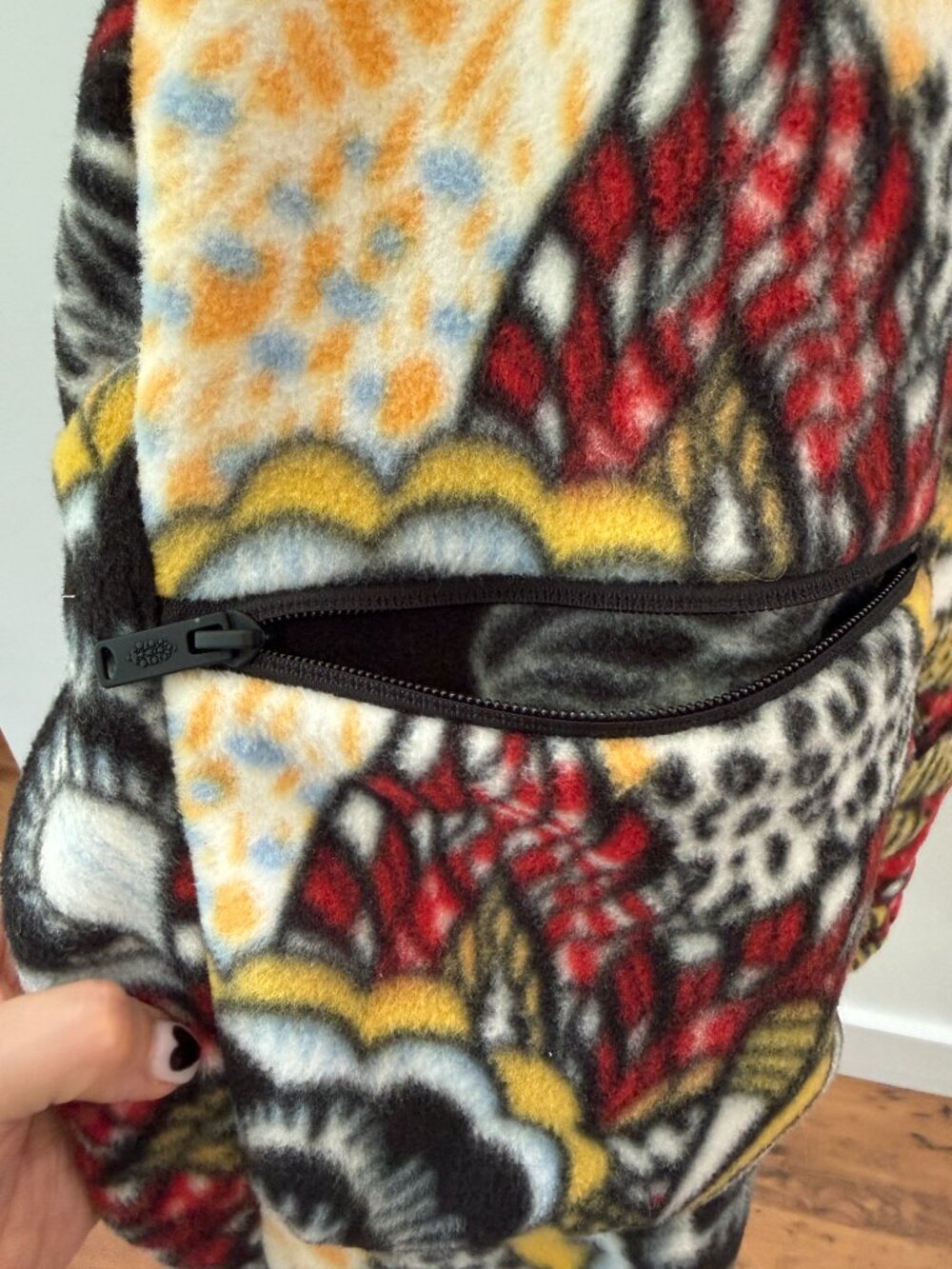 Free People Movement Wild And Free Printed Fleece Pullover NEW Size Small - Picture 15 of 16